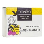 Мыло туалетное, Mi&Ko (Ми&Ко) 75 г мед и малина