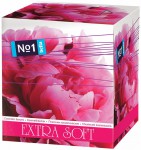 Платочки косметические, Bella (Белла №1) 80 шт арт. BE-042-K080-013 / K080-001 двухслойные экстра софт пиония коробка