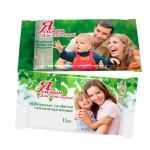 Салфетки влажные, Я самая 15 шт для всей семьи