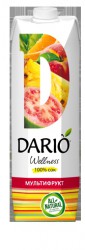 Нектар Dario Велнесс мультифрукт гуава лайм личи 1 л