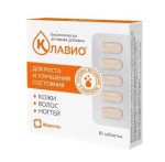 Витаминно-минеральный комплекс, Клавио таблетки 910 мг 30 шт для кожи волос и ногтей