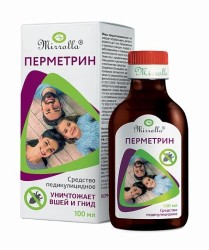 Средство педикулицидное, Mirrolla (Мирролла) 1.5% 100 мл Перметрин Фора+ (шампунь)